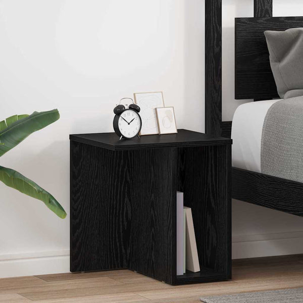 Bijzettafel 2 Pcs 37 X 32 X 40 Cm Bewerkt Hout