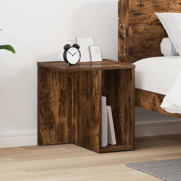 Bijzettafel 2 Pcs 37 X 32 X 40 Cm Bewerkt Hout