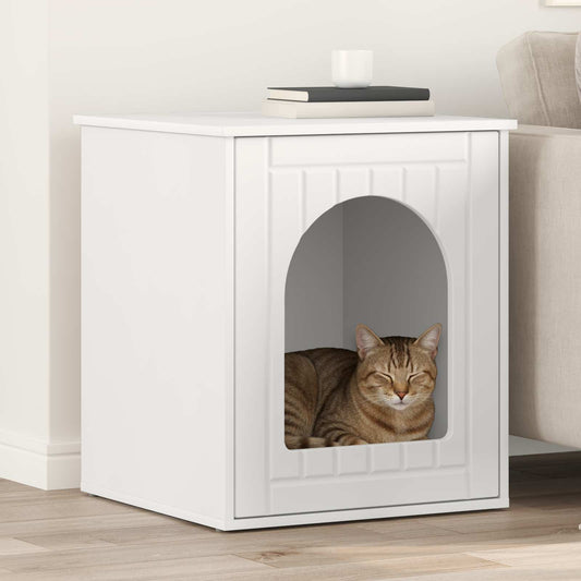 Kattenhuis 53 X 52 X 62 Cm Bewerkt Hout