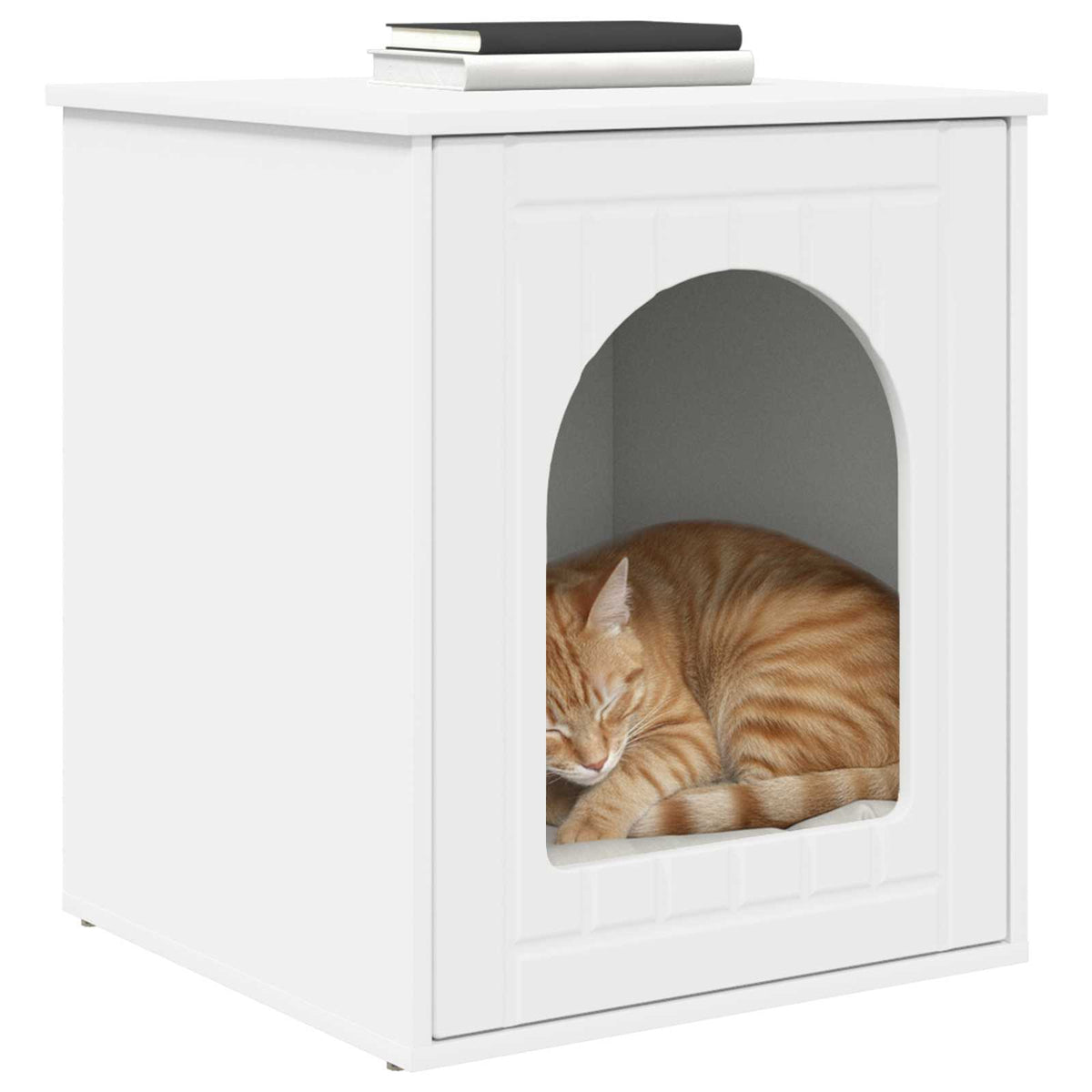 Kattenhuis 53 X 52 X 62 Cm Bewerkt Hout