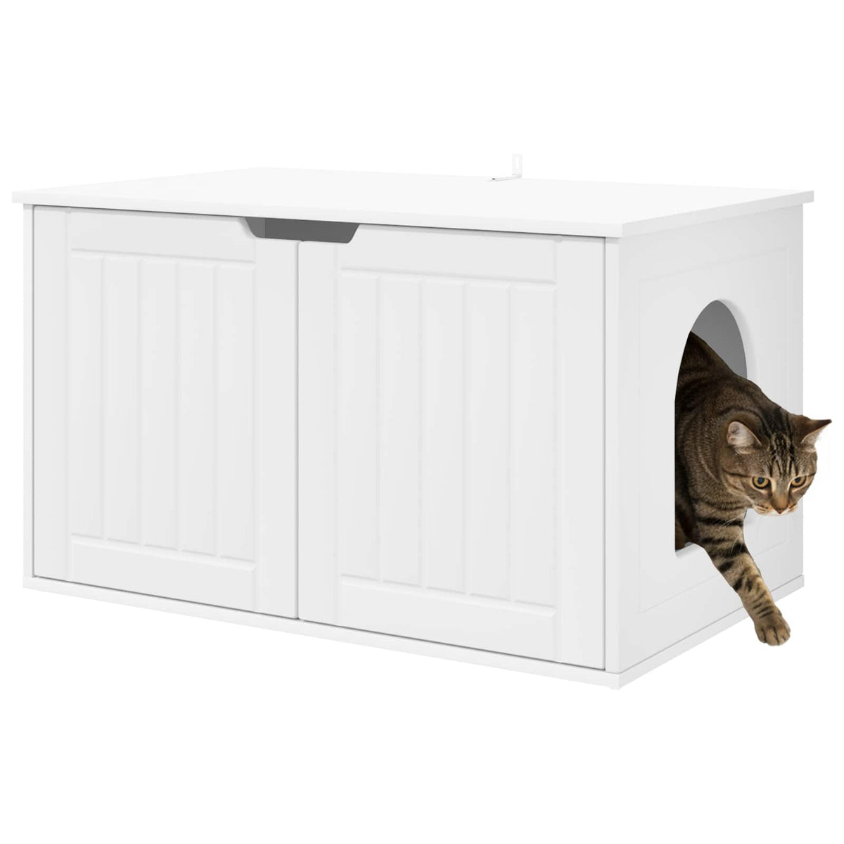 Kattenhuis 85 X 55 X 50,5 Cm Bewerkt Hout