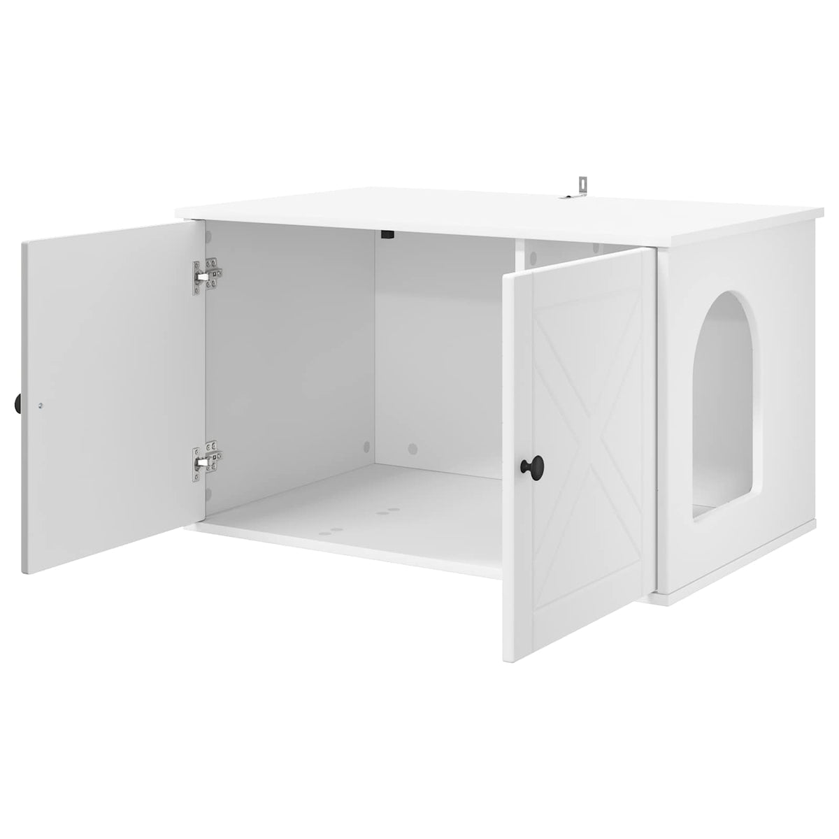 Kattenhuis 85 X 55 X 50,5 Cm Bewerkt Hout