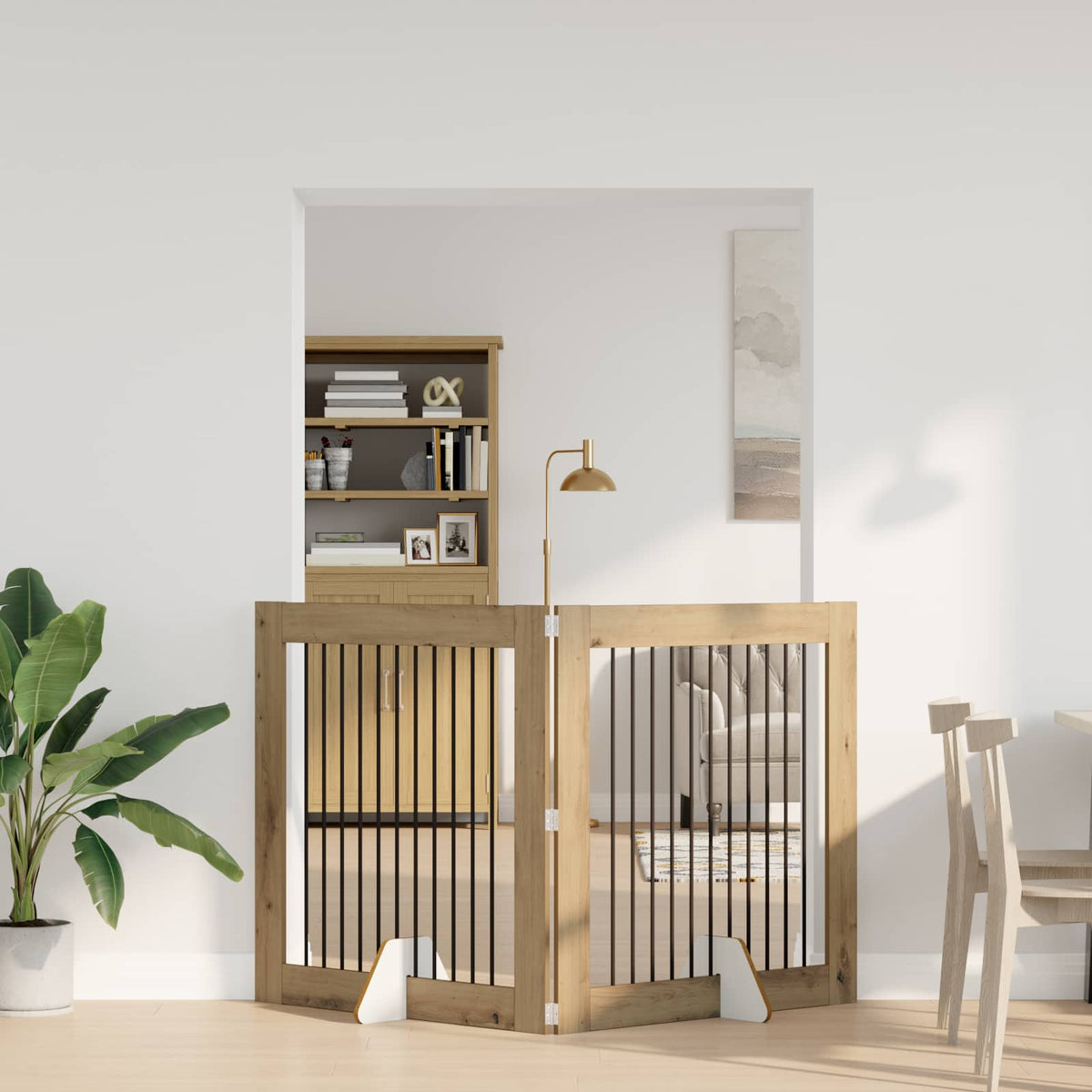 Opvouwbaar Hondenhek Met Standaards 2 St 200,5 Cm