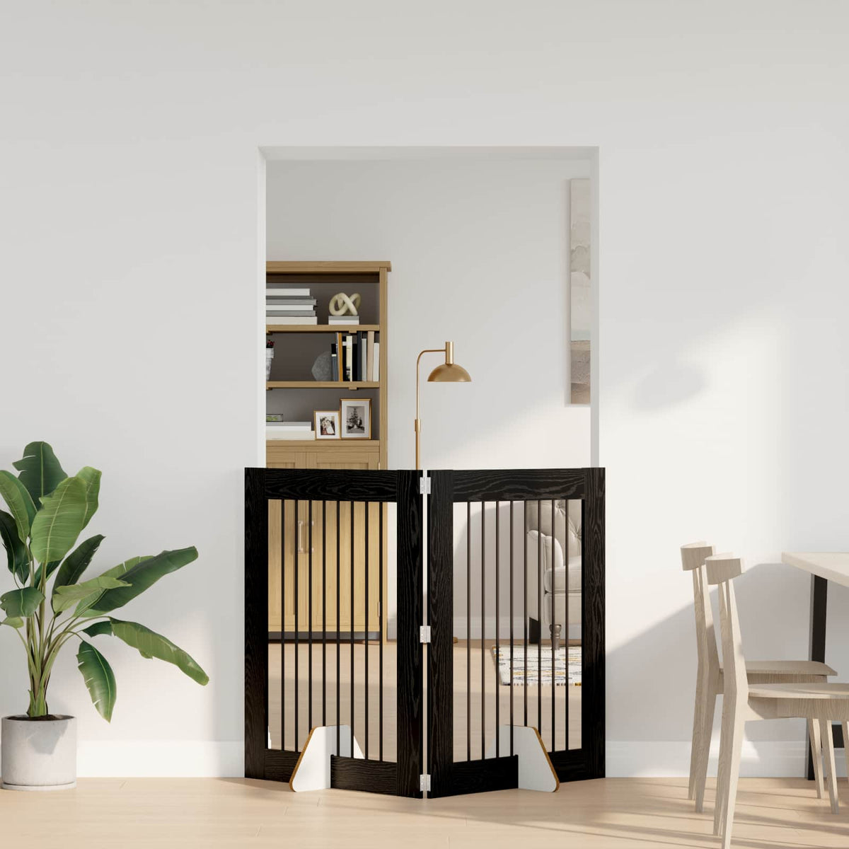 Opvouwbaar Hondenhek Met Standaards 2 St 200,5 Cm