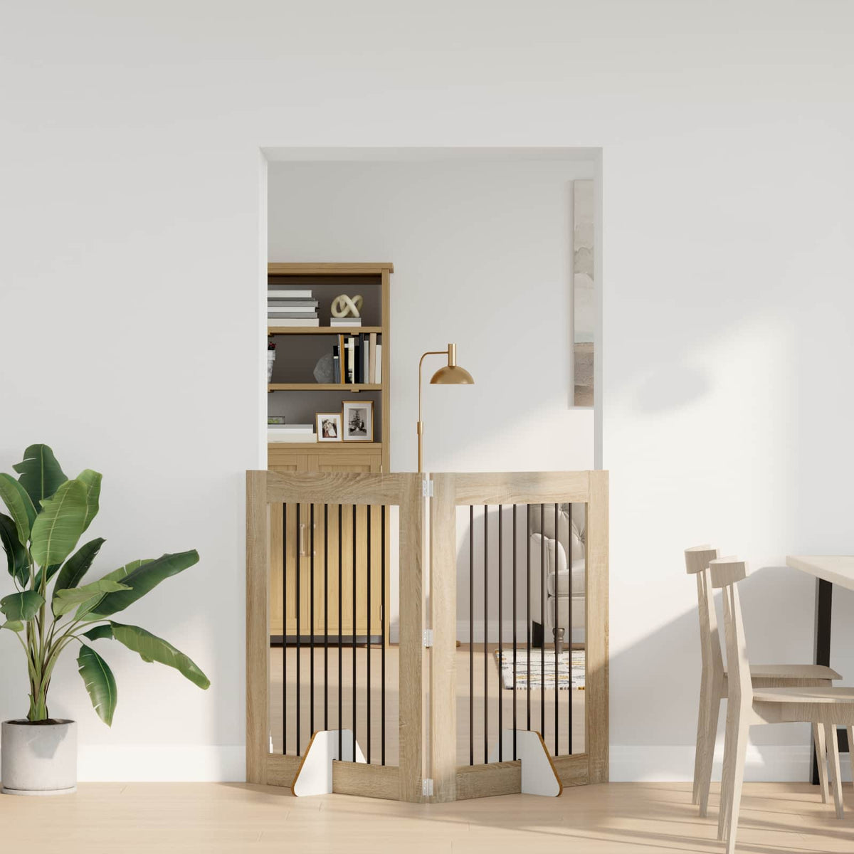 Opvouwbaar Hondenhek Met Standaards 2 St 200,5 Cm
