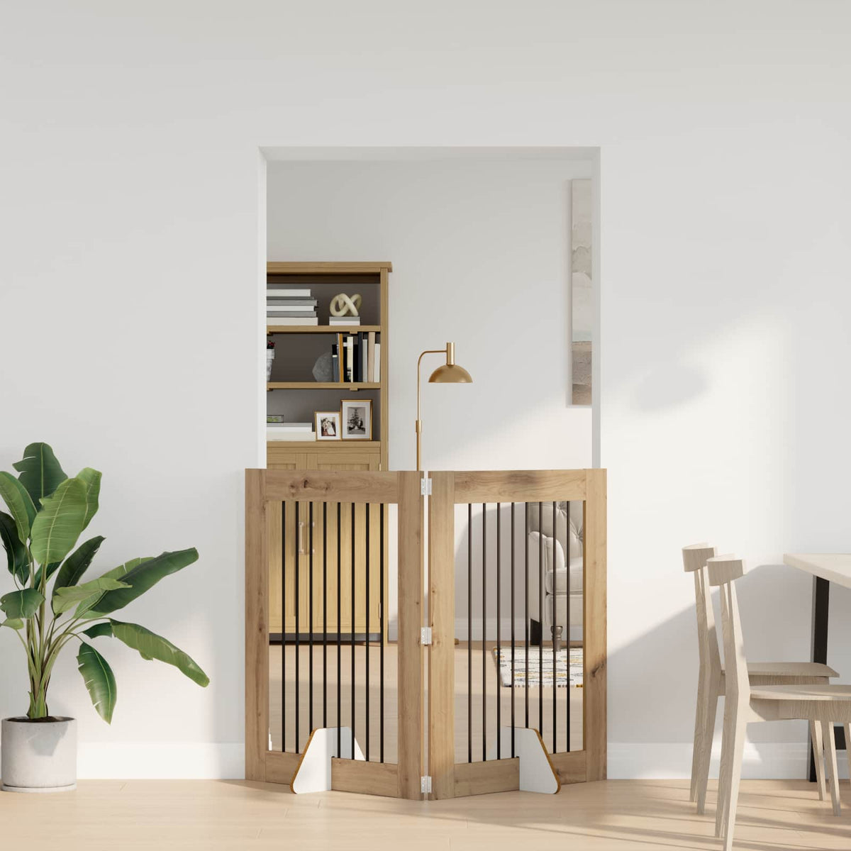 Opvouwbaar Hondenhek Met Standaards 2 St 200,5 Cm