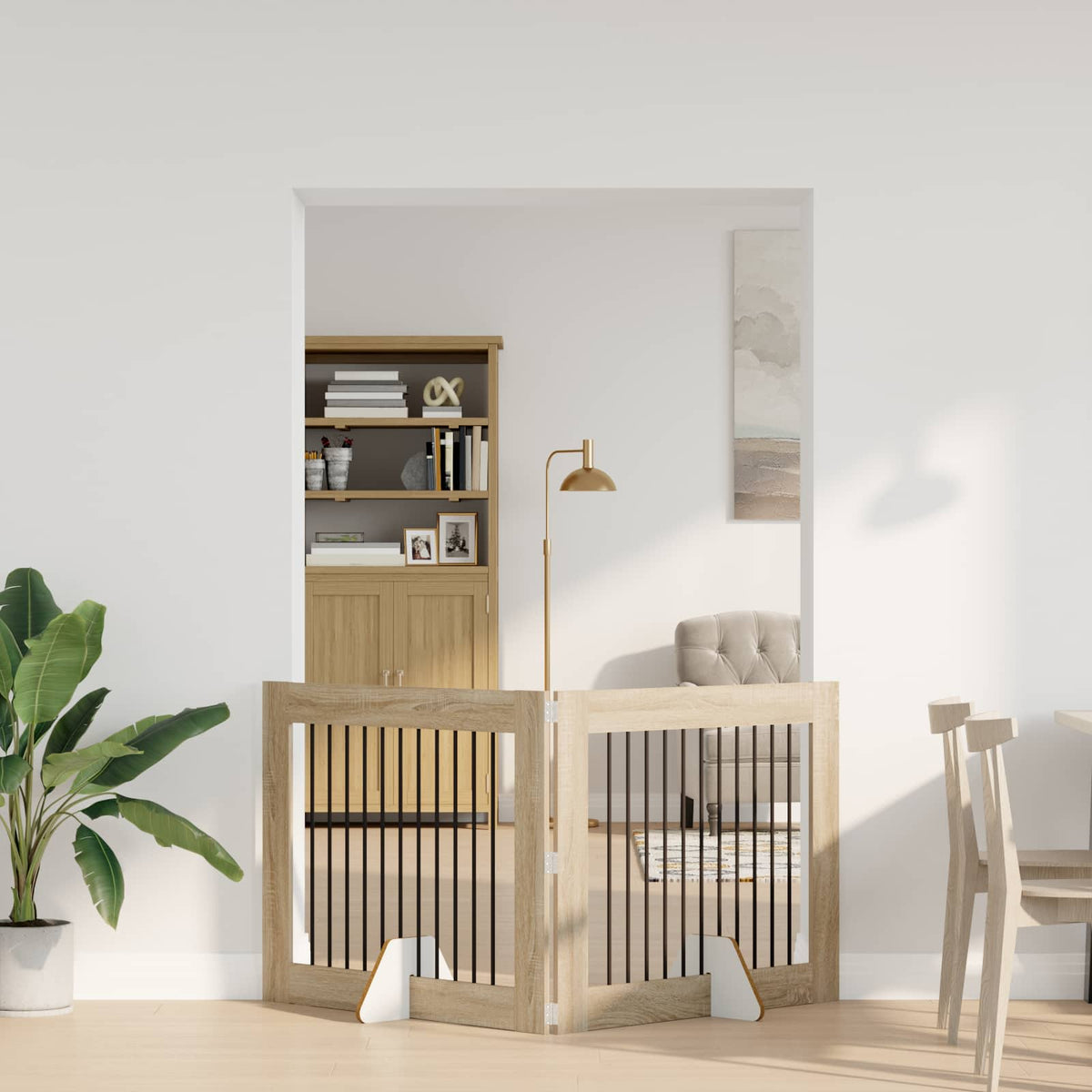 Opvouwbaar Hondenhek Met Standaards 2 St 200,5 Cm