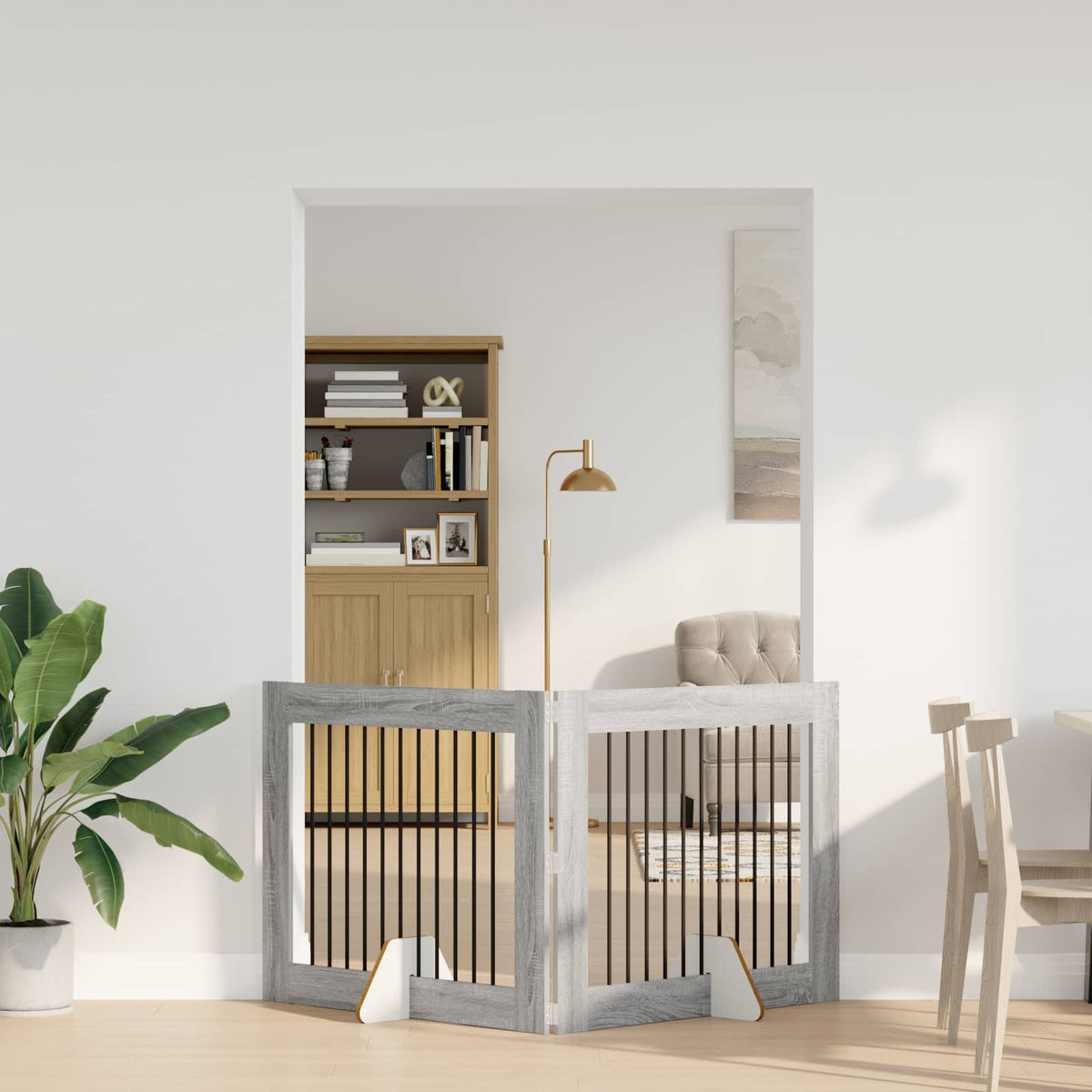 Opvouwbaar Hondenhek Met Standaards 2 St 200,5 Cm