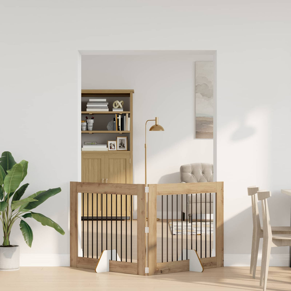 Opvouwbaar Hondenhek Met Standaards 2 St 200,5 Cm