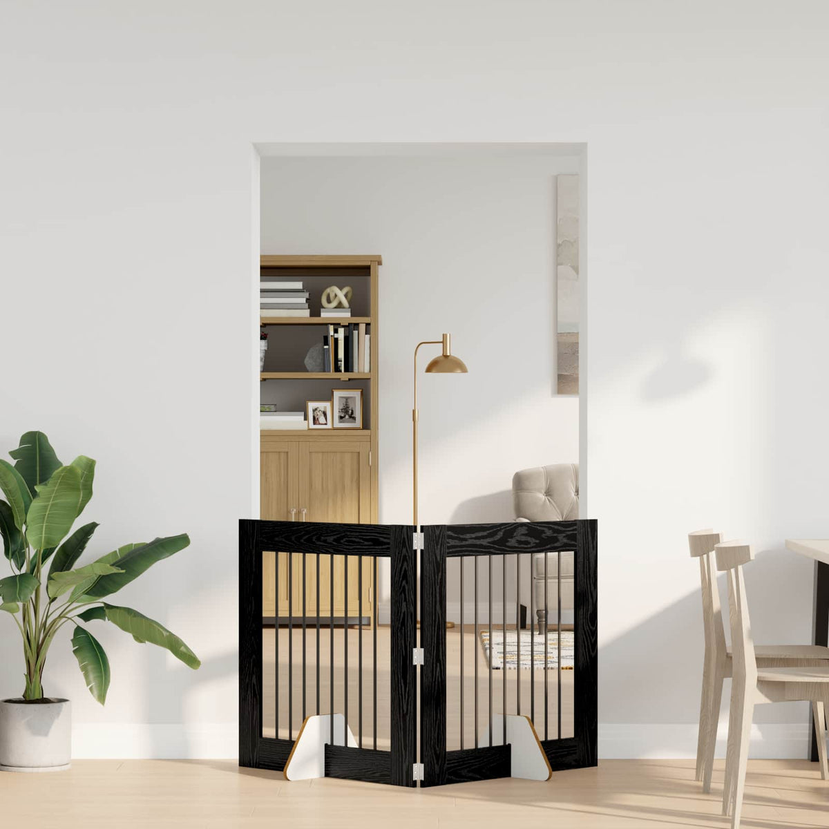 Opvouwbaar Hondenhek Met Standaards 2 St 200,5 Cm