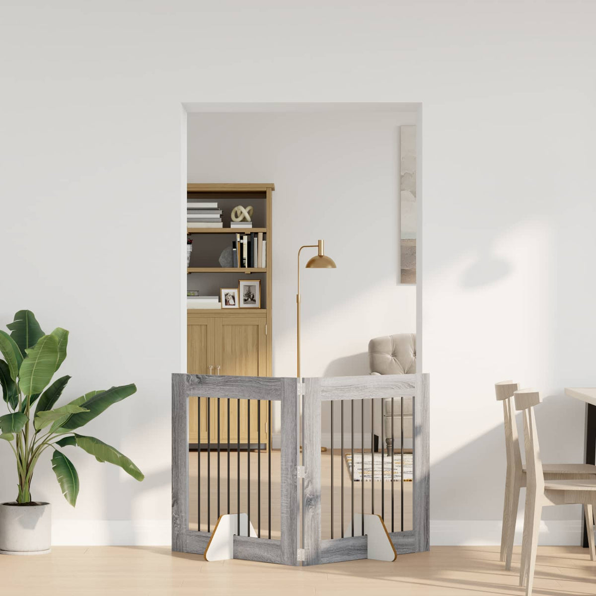 Opvouwbaar Hondenhek Met Standaards 2 St 200,5 Cm
