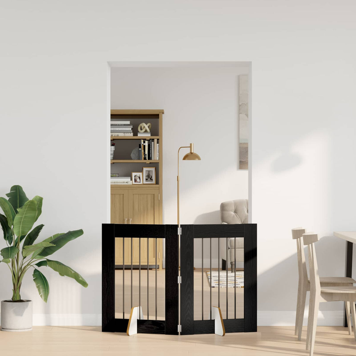 Opvouwbaar Hondenhek Met Standaards 2 St 200,5 Cm
