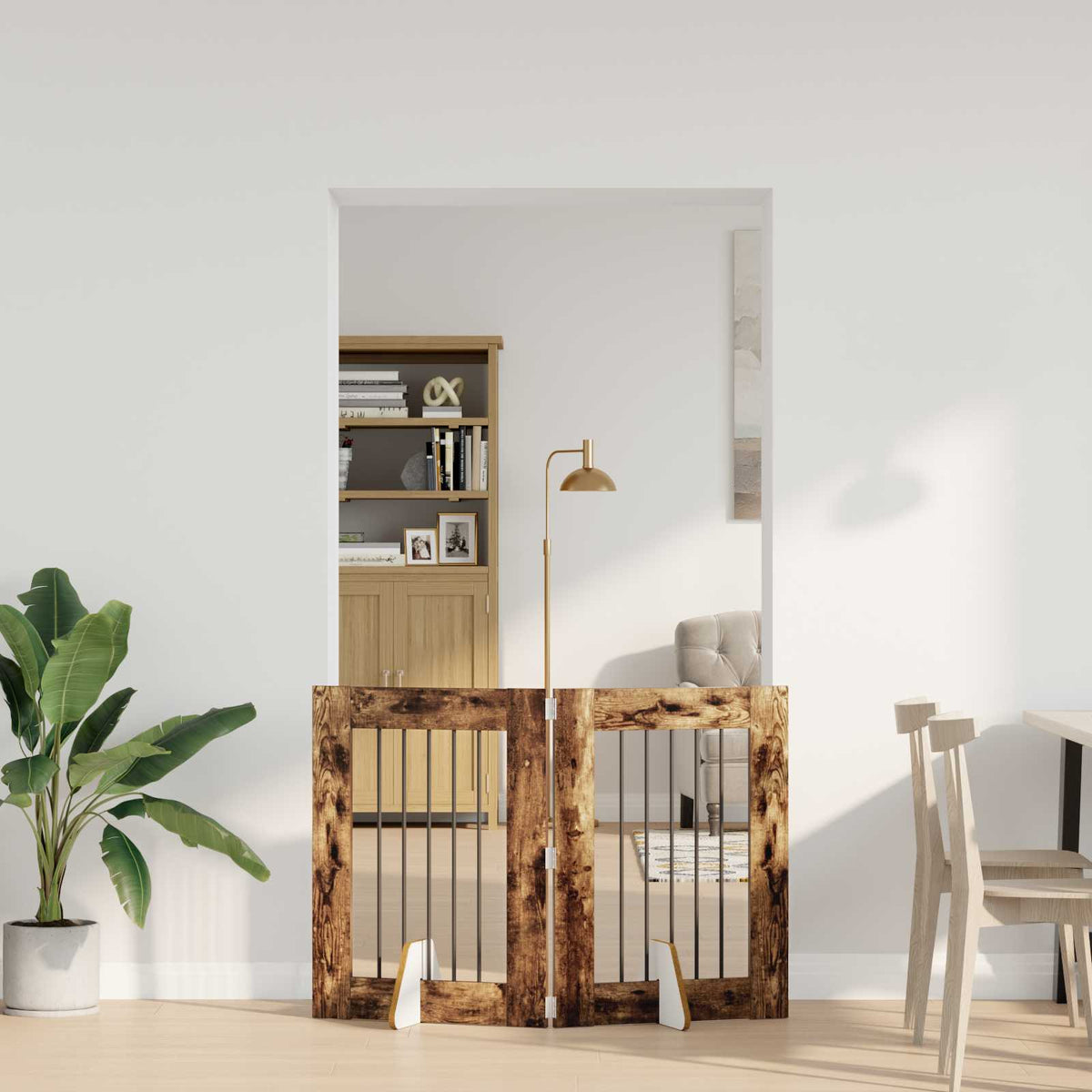 Opvouwbaar Hondenhek Met Standaards 2 St 200,5 Cm