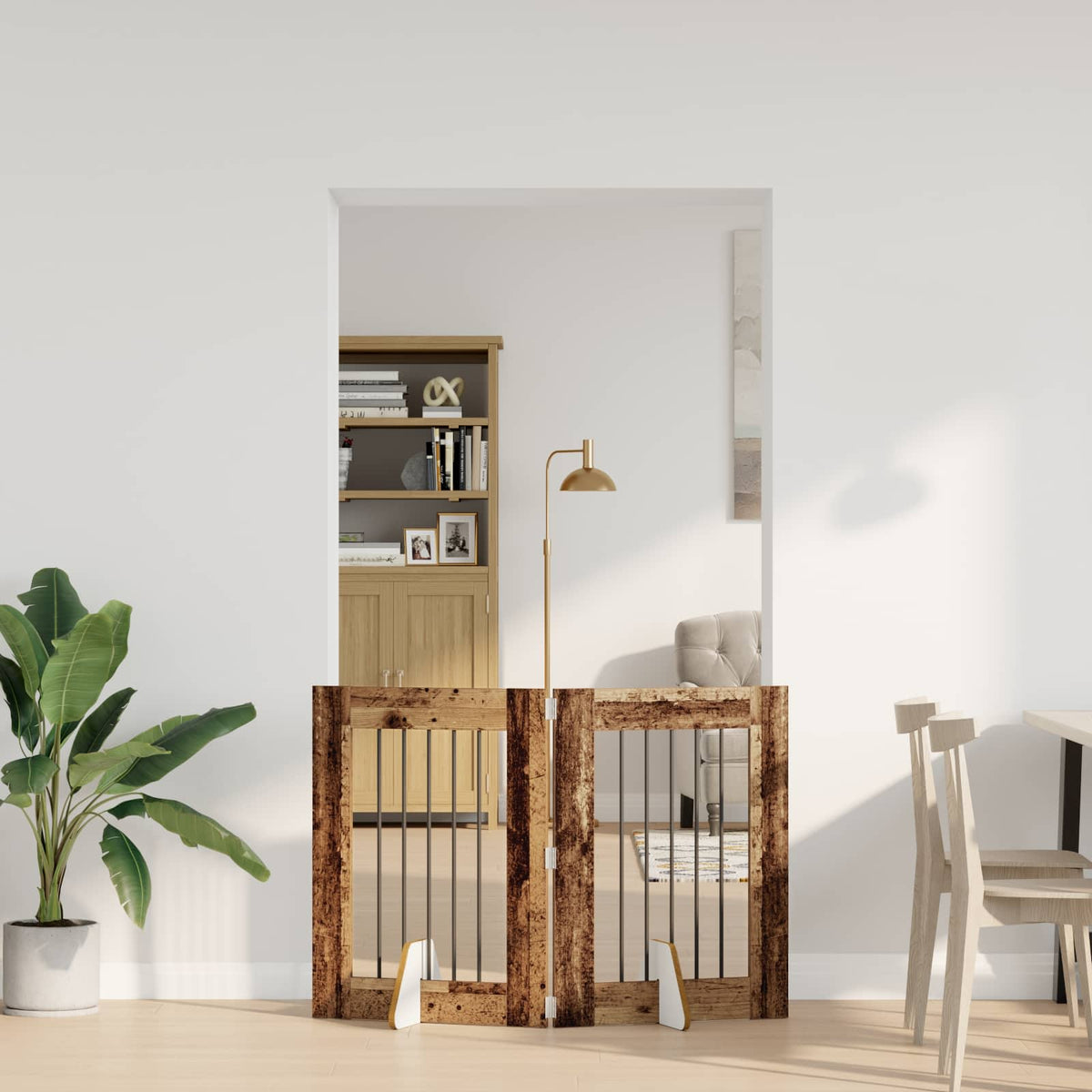 Opvouwbaar Hondenhek Met Standaards 2 St 200,5 Cm