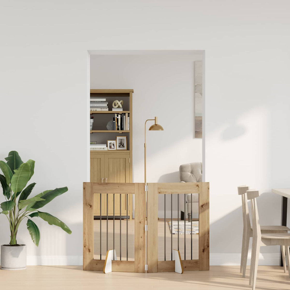 Opvouwbaar Hondenhek Met Standaards 2 St 200,5 Cm