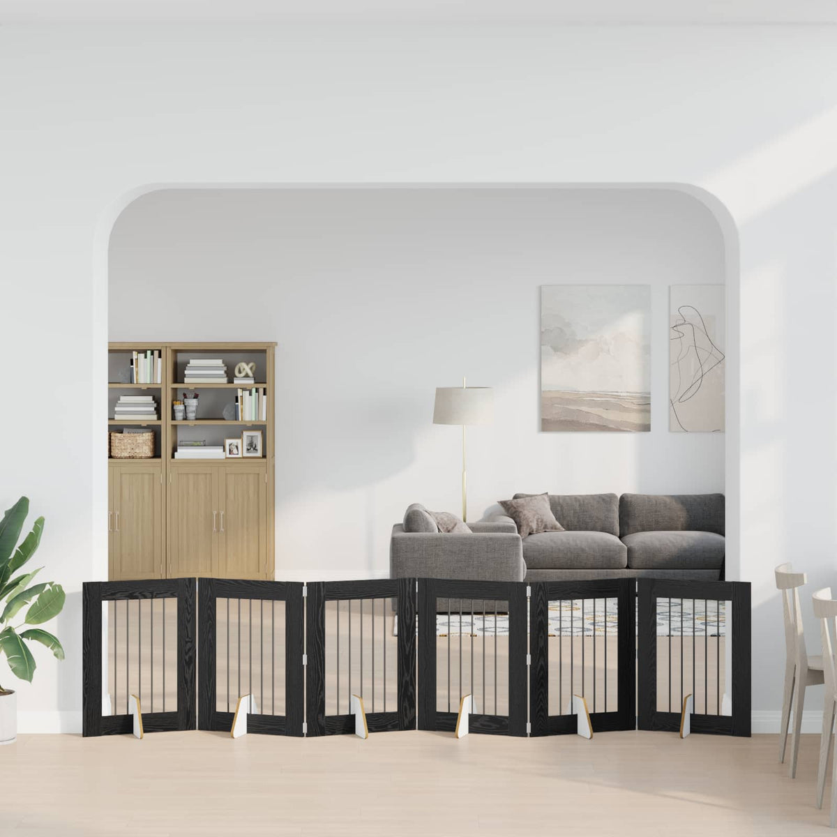 Opvouwbaar Hondenhek Met Standaards 2 St 200,5 Cm