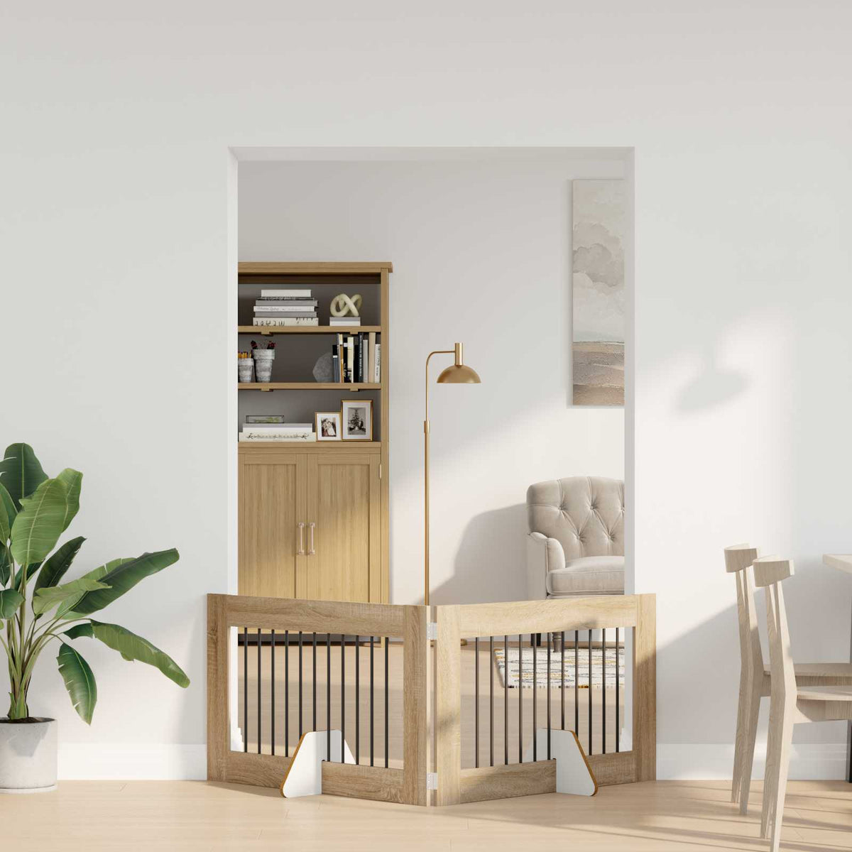 Opvouwbaar Hondenhek Met Standaards 2 St 200,5 Cm