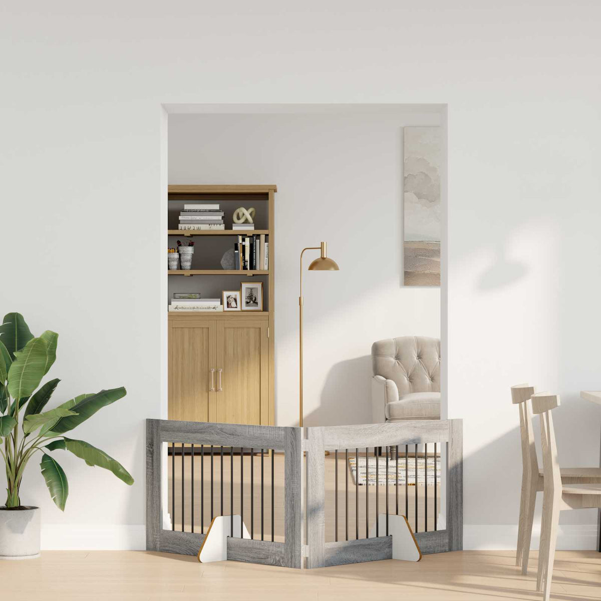 Opvouwbaar Hondenhek Met Standaards 2 St 200,5 Cm