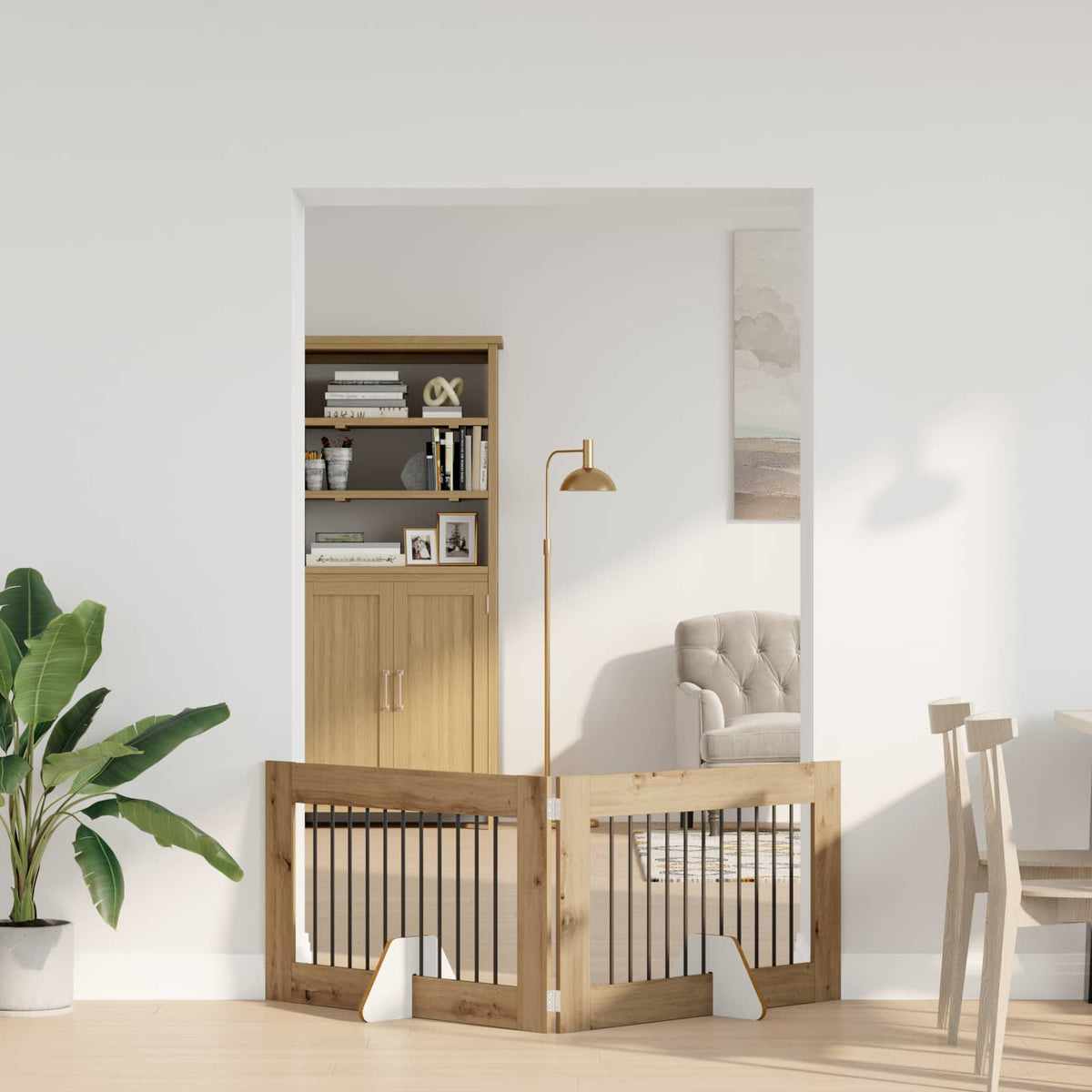 Opvouwbaar Hondenhek Met Standaards 2 St 200,5 Cm