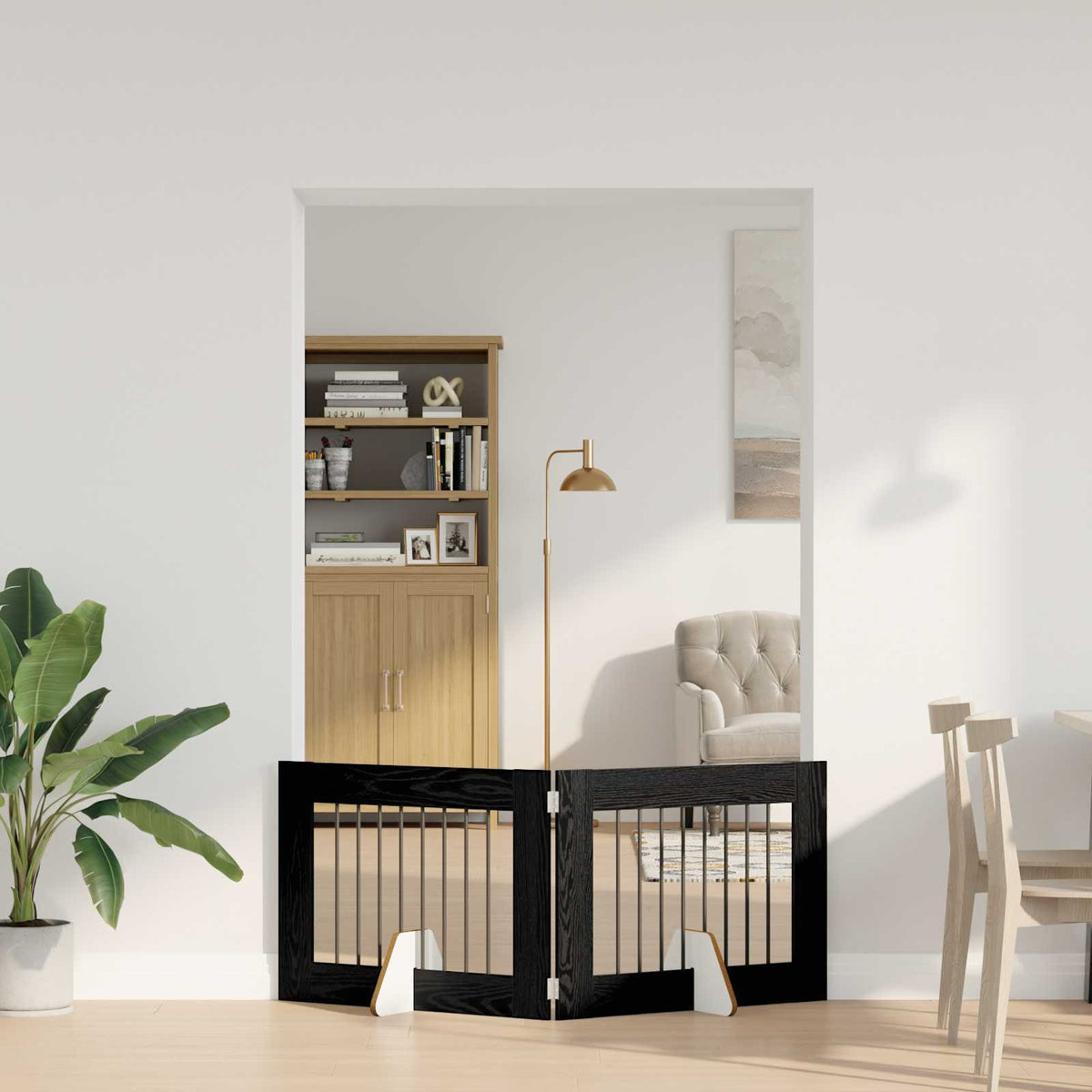 Opvouwbaar Hondenhek Met Standaards 2 St 200,5 Cm