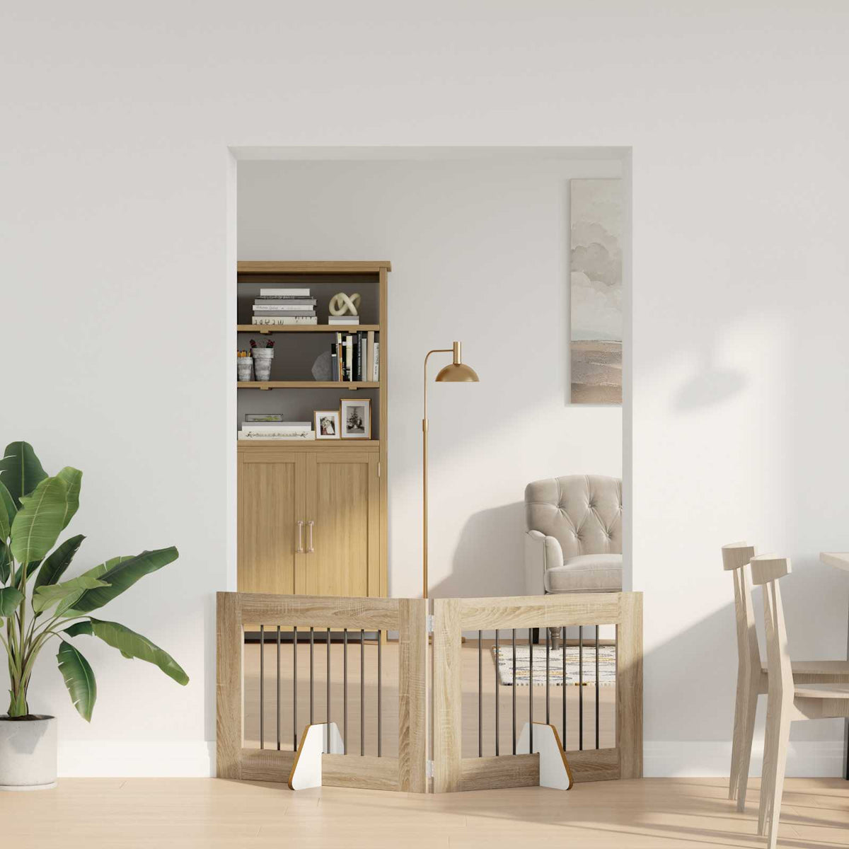 Opvouwbaar Hondenhek Met Standaards 2 St 200,5 Cm