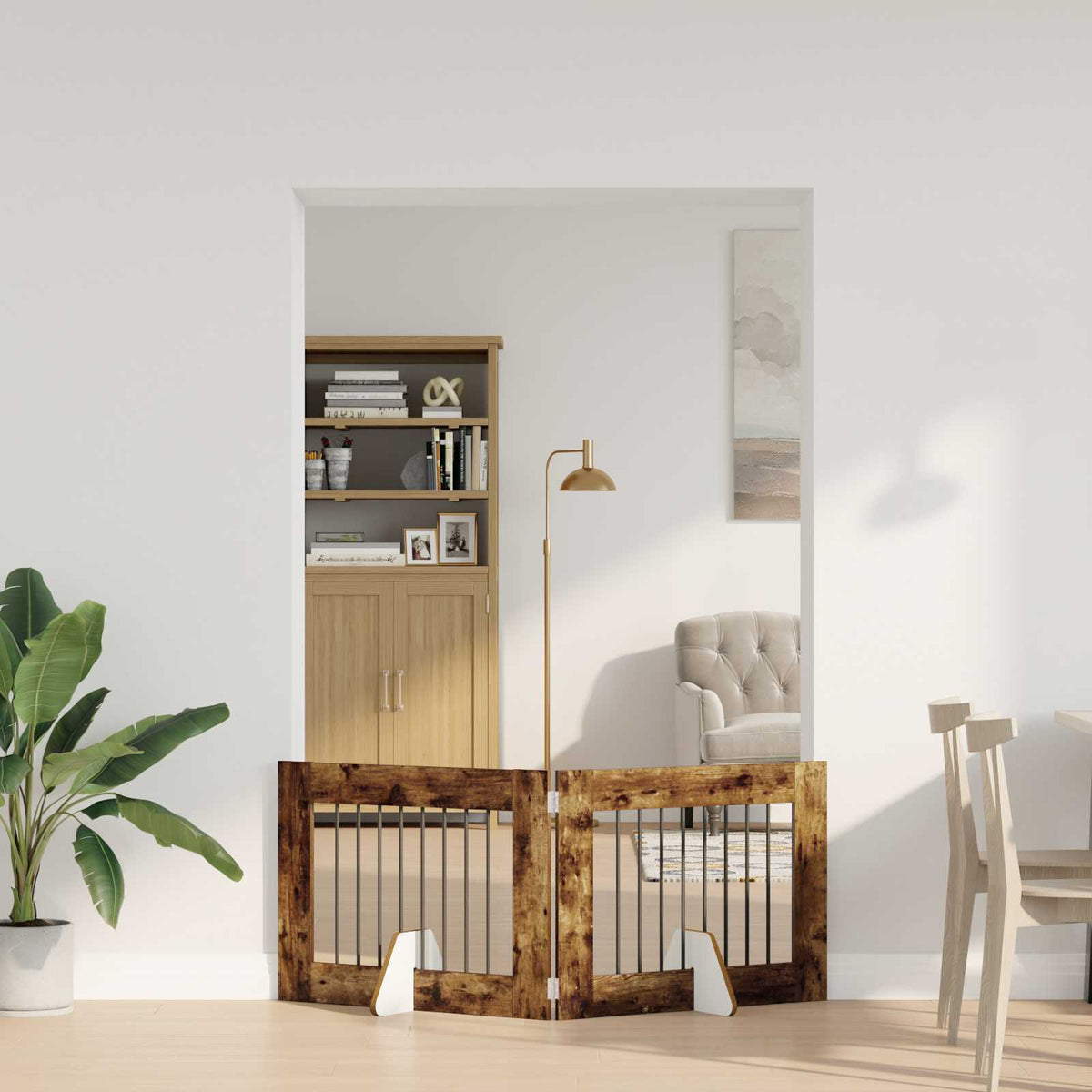 Opvouwbaar Hondenhek Met Standaards 2 St 200,5 Cm