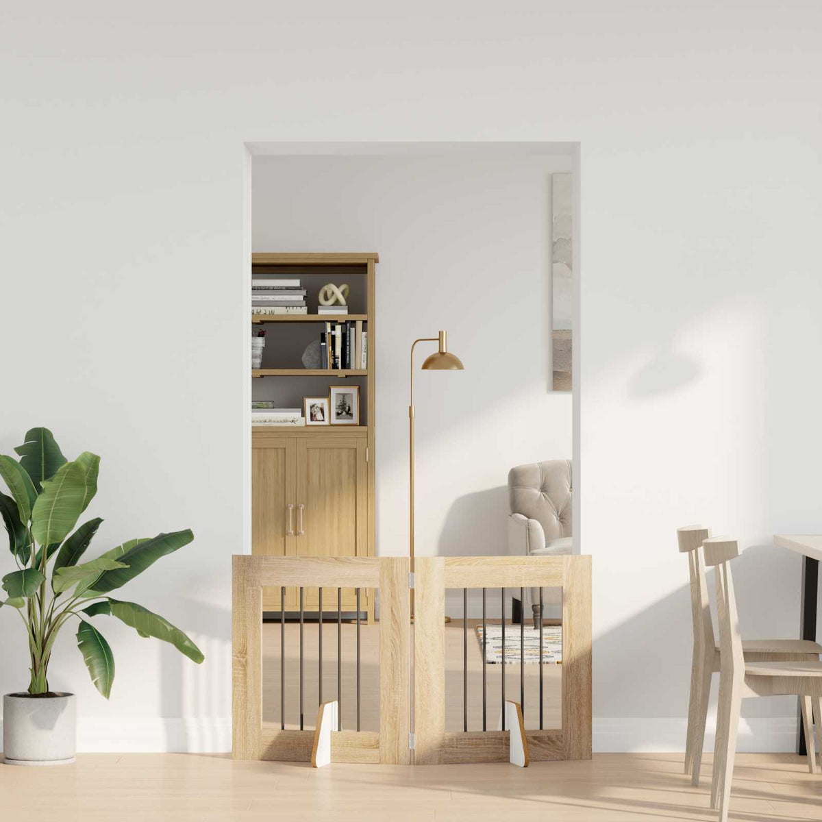 Opvouwbaar Hondenhek Met Standaards 2 St 200,5 Cm