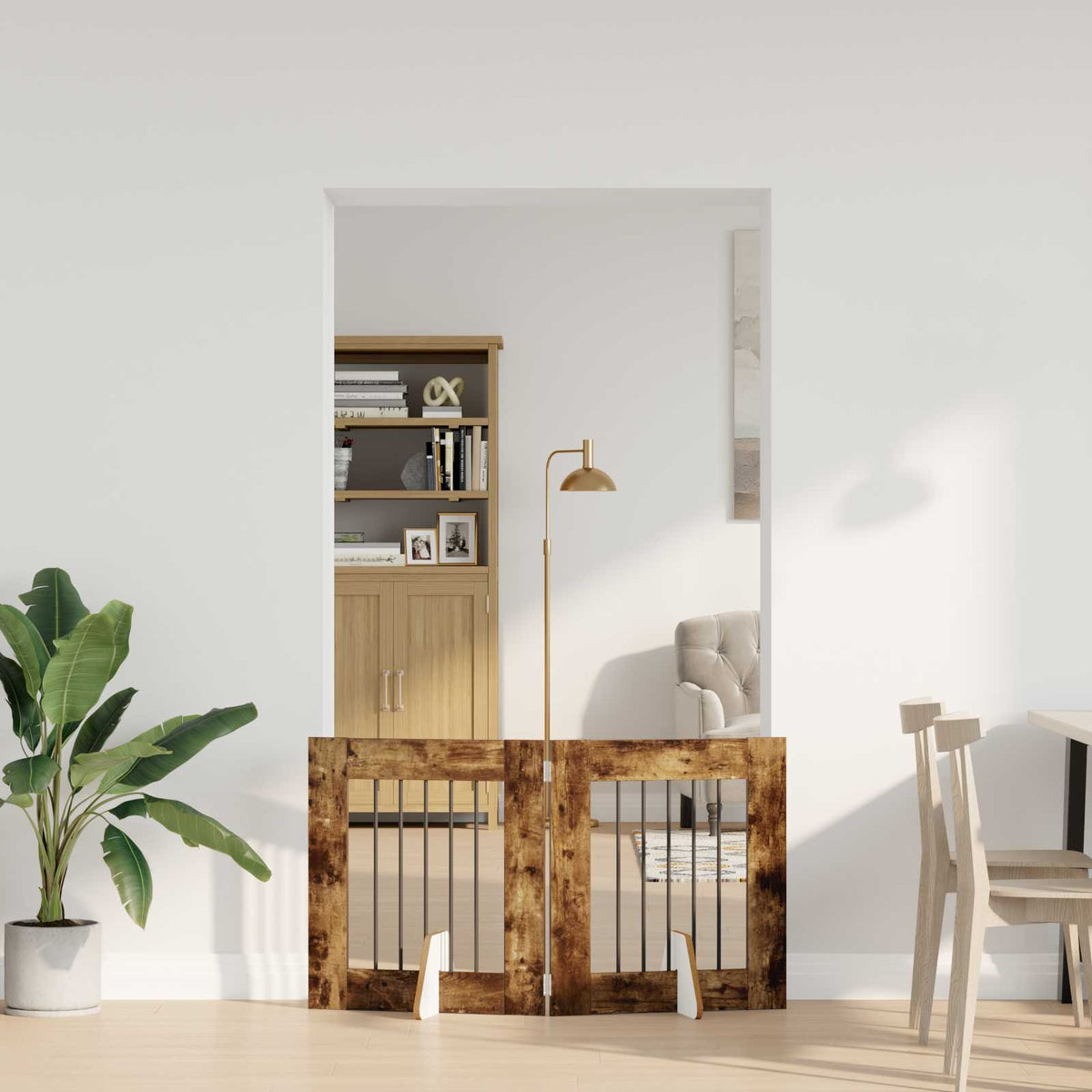 Opvouwbaar Hondenhek Met Standaards 2 St 200,5 Cm