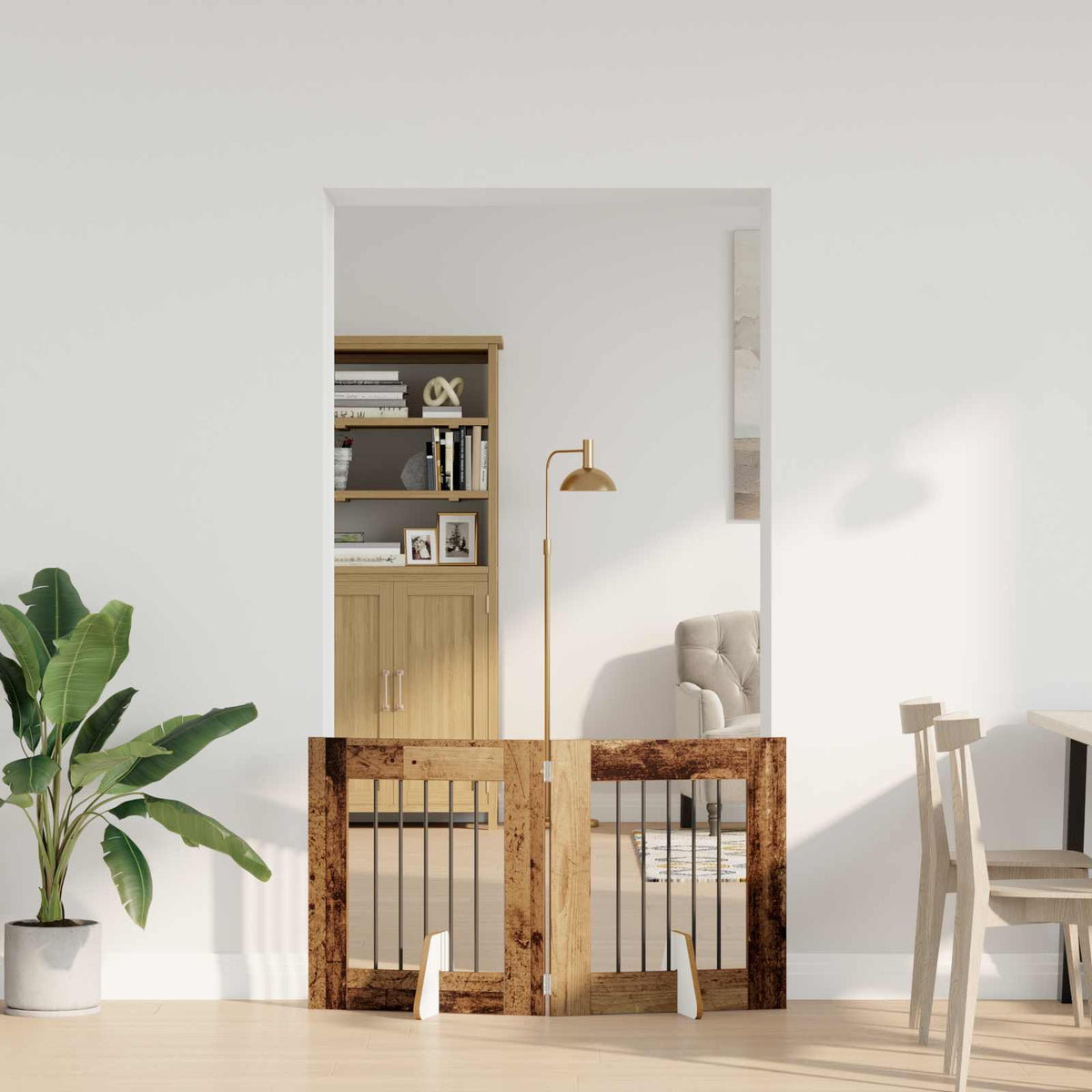 Opvouwbaar Hondenhek Met Standaards 2 St 200,5 Cm