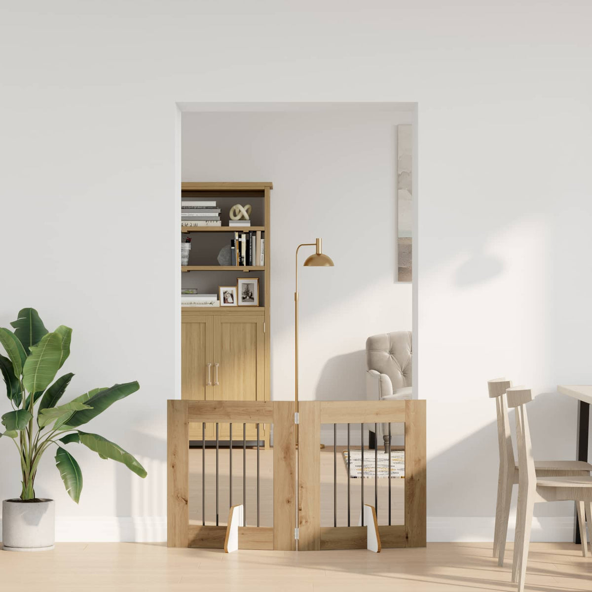 Opvouwbaar Hondenhek Met Standaards 2 St 200,5 Cm