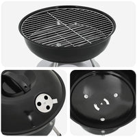 Houtskool Grill Zwart 36,5 X 36,5 X 40 Cm