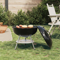 Houtskool Grill Zwart 36,5 X 36,5 X 40 Cm