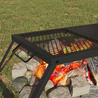 Opvouwbare Camping Grill Zwart 31,5 X 26,5 X 4 Cm