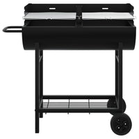Houtskoolgrill 96,5 X 42,5 X 88,5 Cm Zwart