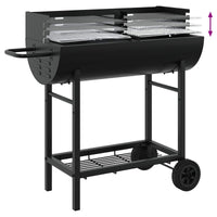 Houtskoolgrill 96,5 X 42,5 X 88,5 Cm Zwart