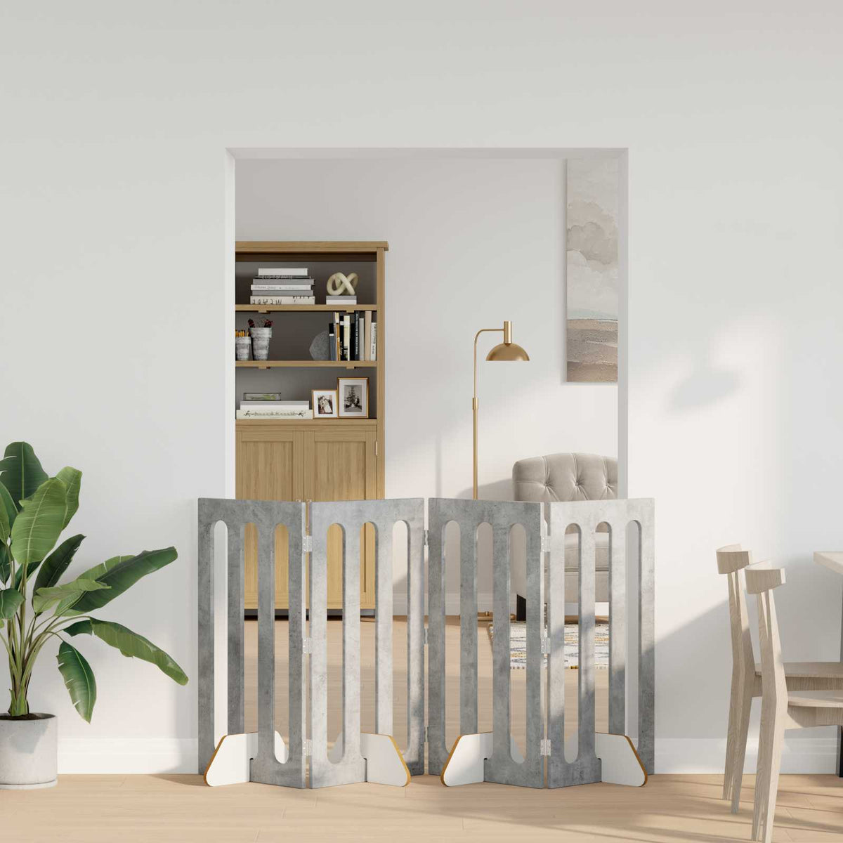 Opvouwbaar Huisdierhek 2 St 100,5 X 38 X Bewerkt Hout