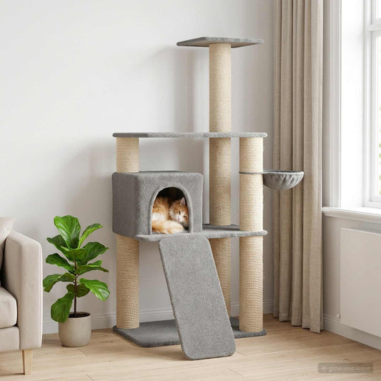 Kattenboom Met Sisal Krabpalen 173 Cm