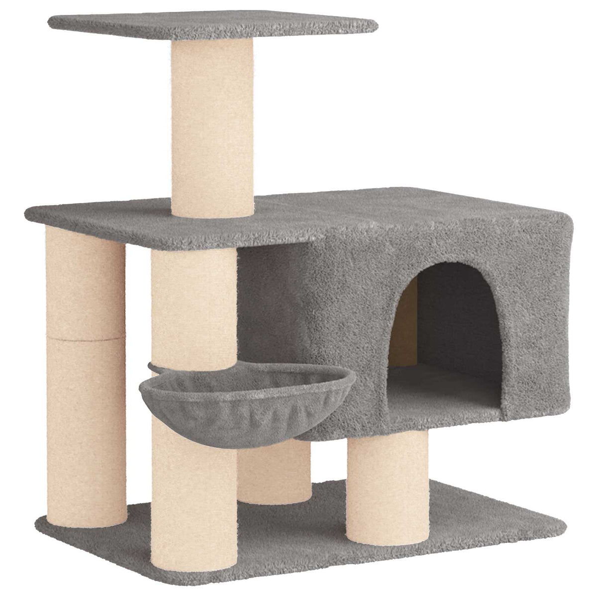 Kattenboom Met Sisal Krabpalen 96 Cm