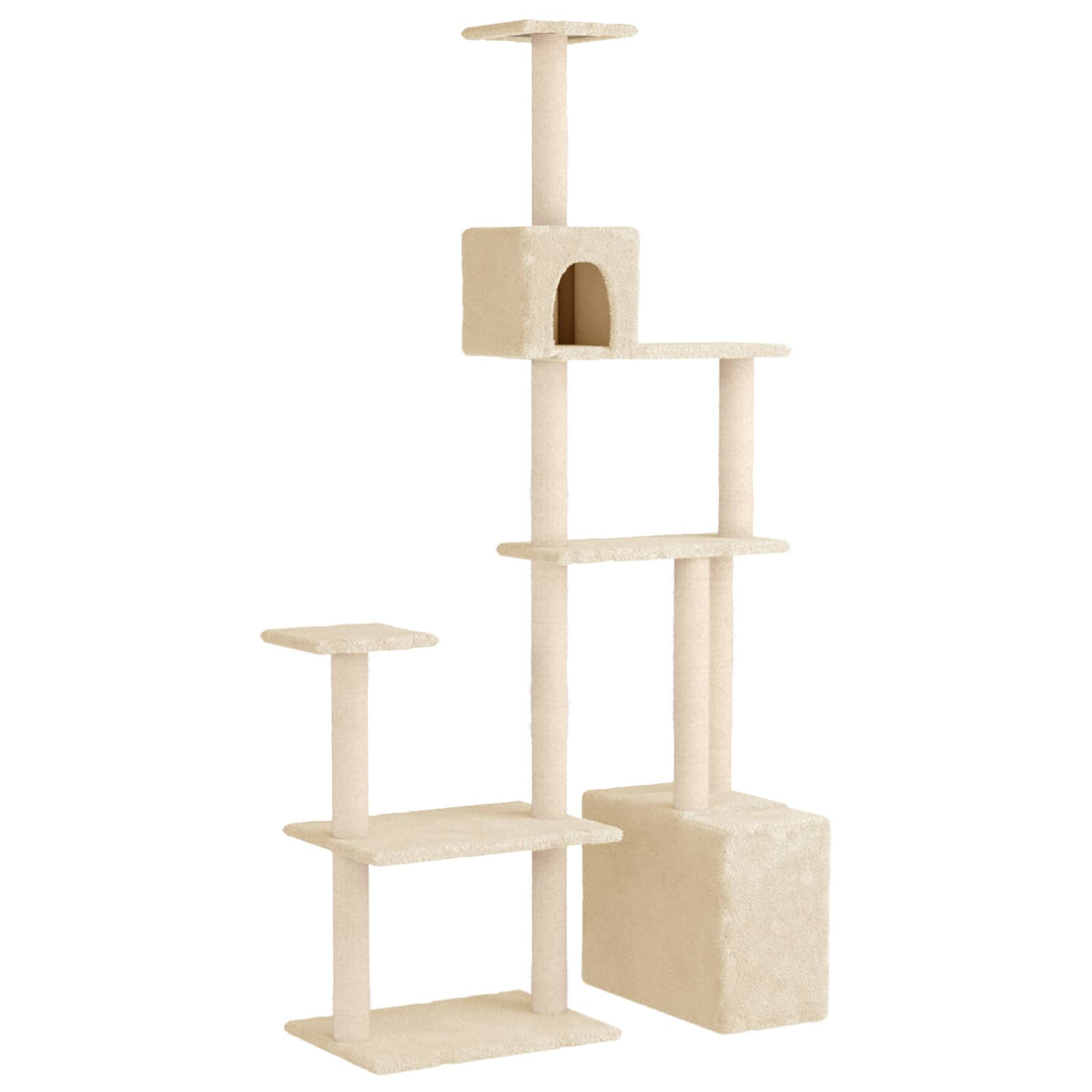 Kattenboom Met Sisal Krabpalen 177,5 Cm