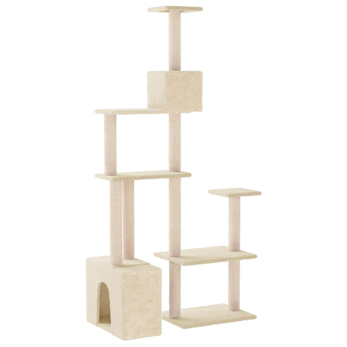 Kattenboom Met Sisal Krabpalen 177,5 Cm