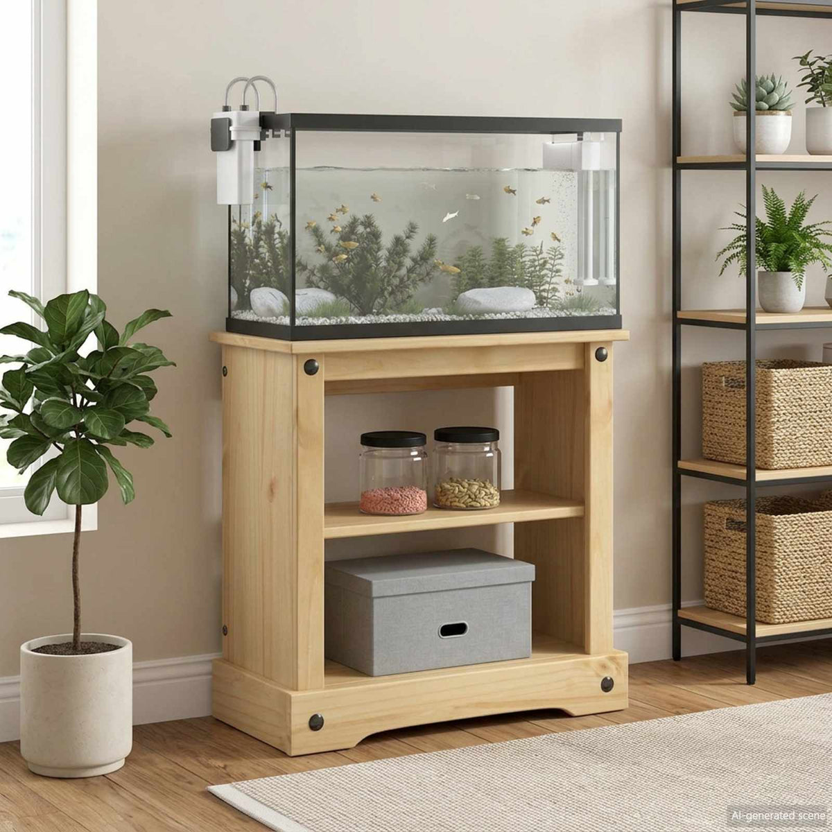 Aquarium Stand Corona 60,5 X 30 X 60 Cm 150 Kg