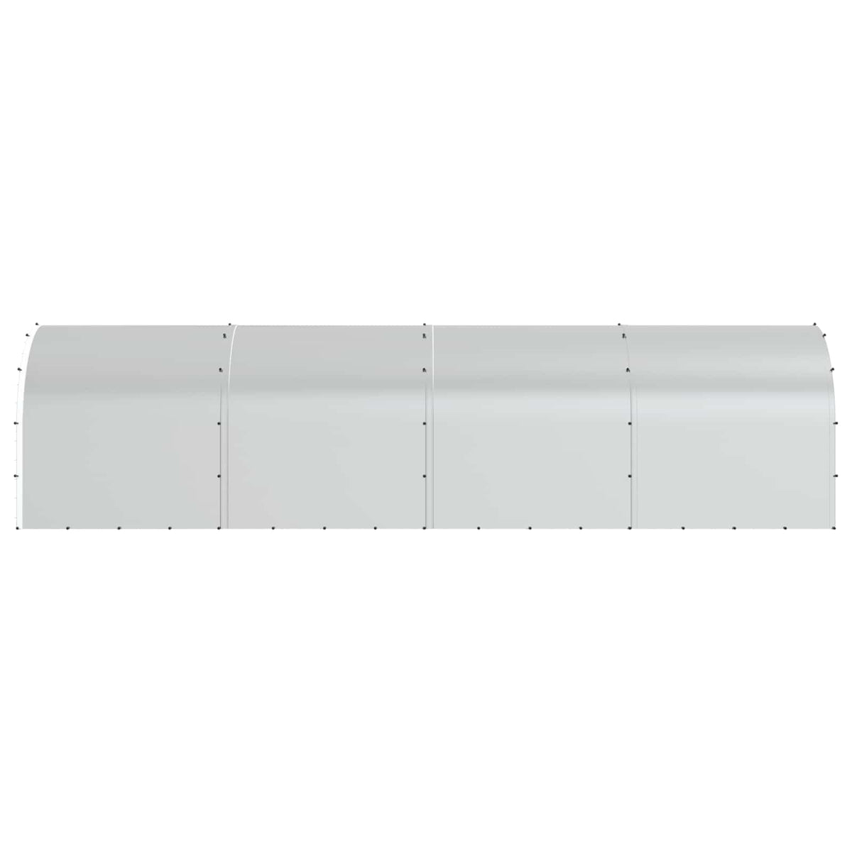 Kippenhok Zilver 800 X 200 X 200 Cm Gegalvaniseerd Staal