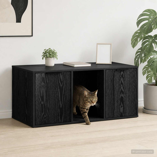 Kattenkrat Meubel Bewerkt Hout