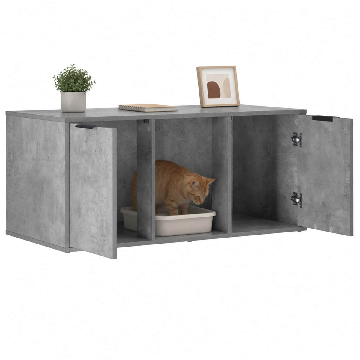 Kattenkrat Meubel Bewerkt Hout