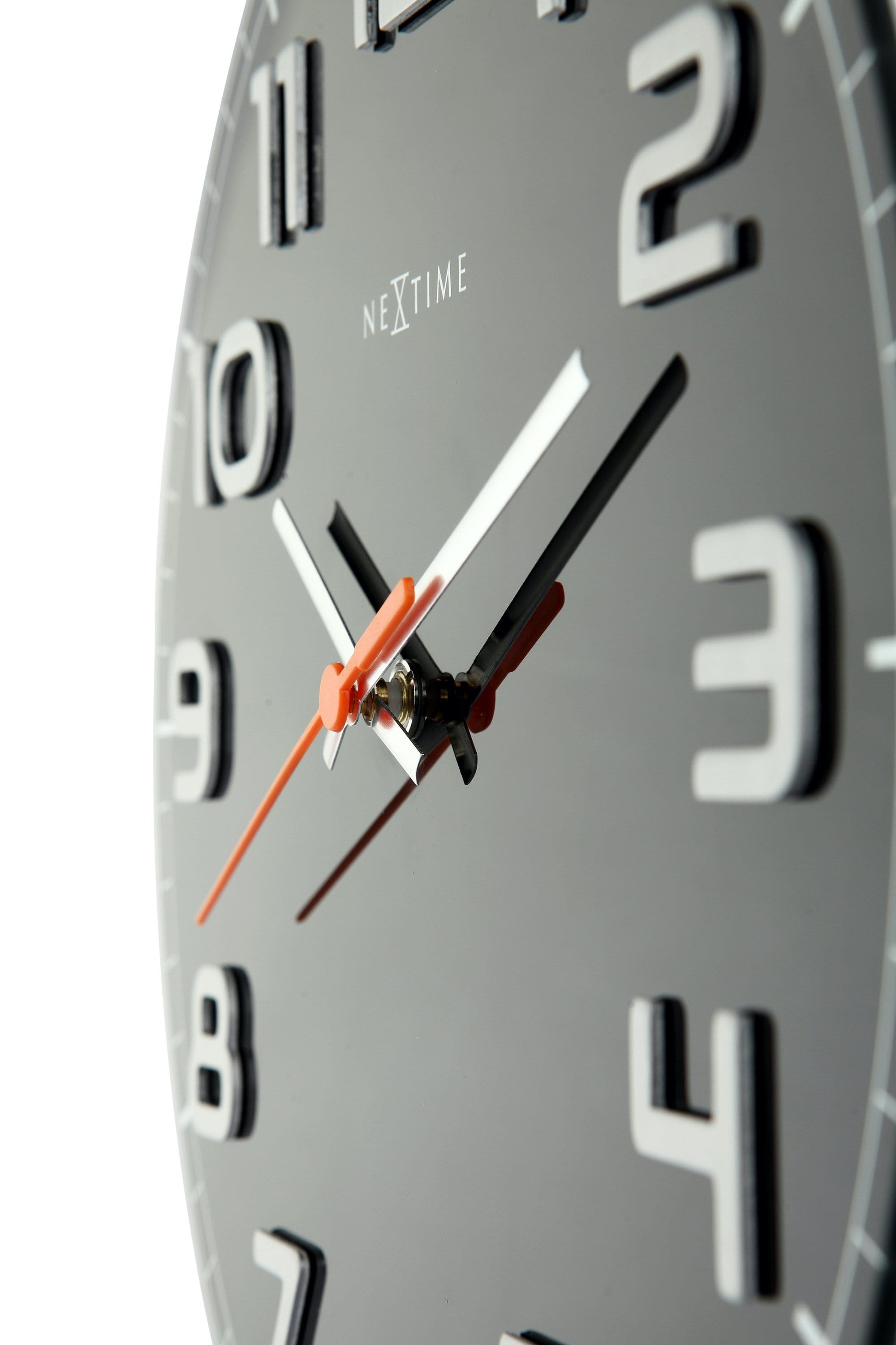 Wall clock - 30 x 3.5 cm - Glass - 'Classy Round'