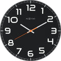 Wall clock - 30 x 3.5 cm - Glass - 'Classy Round'