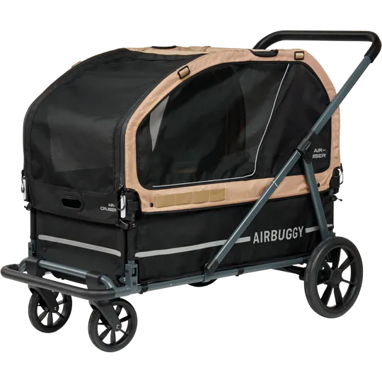 AirBuggy AIR CRUISER Seed Beige – Hondenwagen voor Zware Honden en XXL Rassen