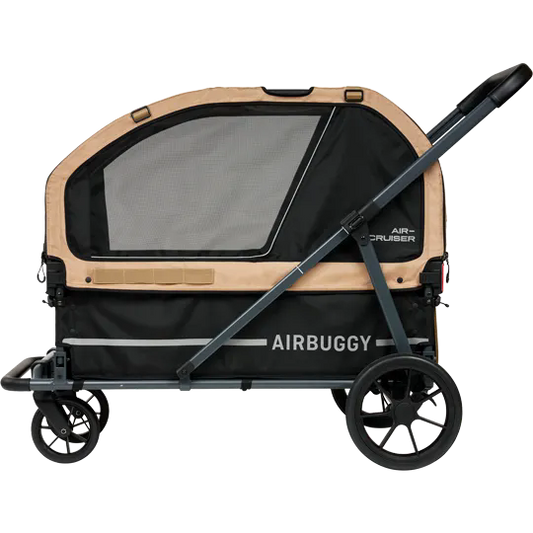 AirBuggy AIR CRUISER Seed Beige – Hondenwagen voor Zware Honden en XXL Rassen