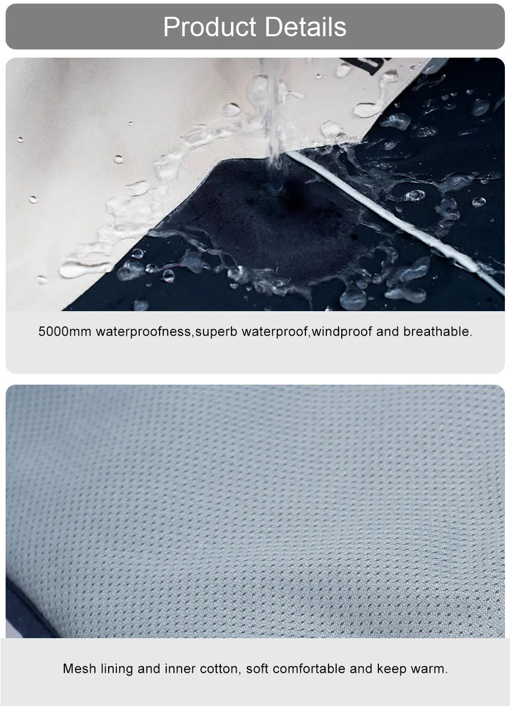 Hondenjas - waterdicht - lichtgewicht - maat L