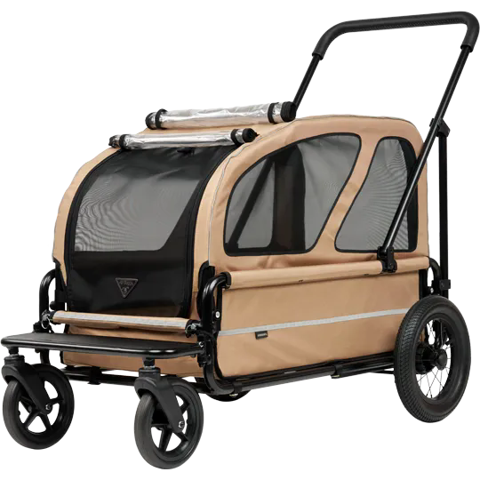 AirBuggy Hondenwagen tot 55 kg – Carriage Set Seed Beige